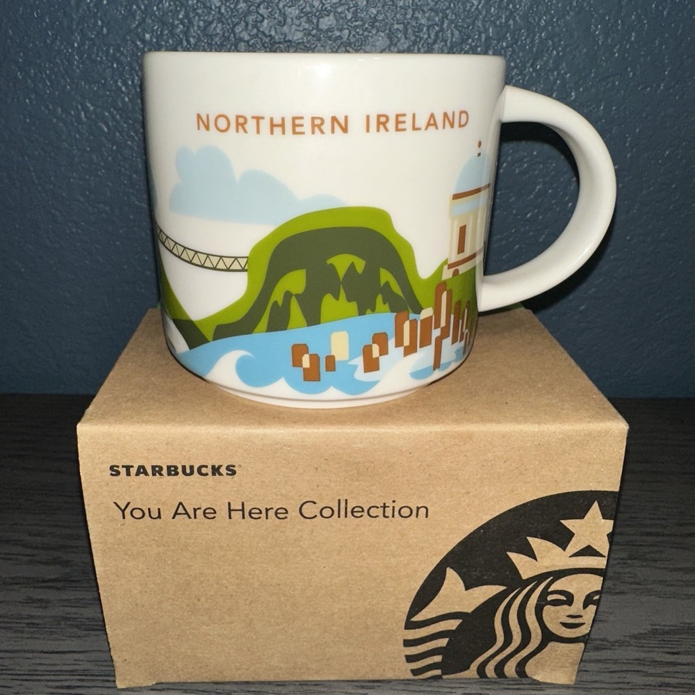 Starbucks NORTHERN IRELAND You Are Here YAH Series Coffee Mug 14 oz/ 414 ml BNIB